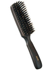 黒豚毛ヘアブラシ6行(頭皮に優しい刺激をお好みの方)